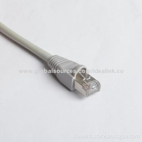 Gigabit Speed Copper Conductor Cat6A Patch Cable, Shield with 550MHz Stranded Cores